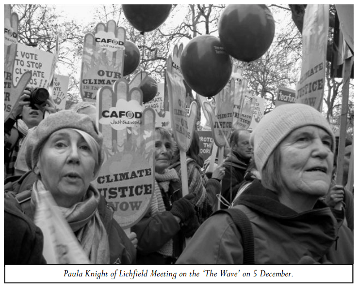 Photo of Paula Knight of Lichfield Meeting at 'The Wave' on 5th December 2009