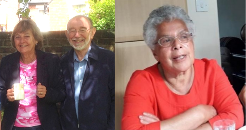 Two images side by side, Left is Sue and Bill Walley. Right is Rosemary Crawley.