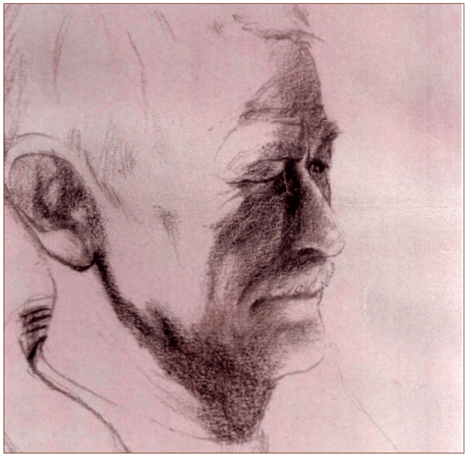 Self-portrait by Bob Dew